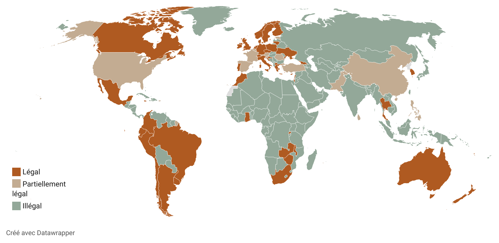 Quels pays produisent du cannabis?