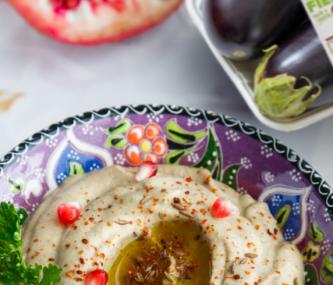 Baba ganoush avec aubergine Field Good